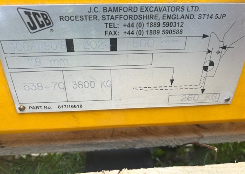 Jcb QFIT HEAD Forklift Accs