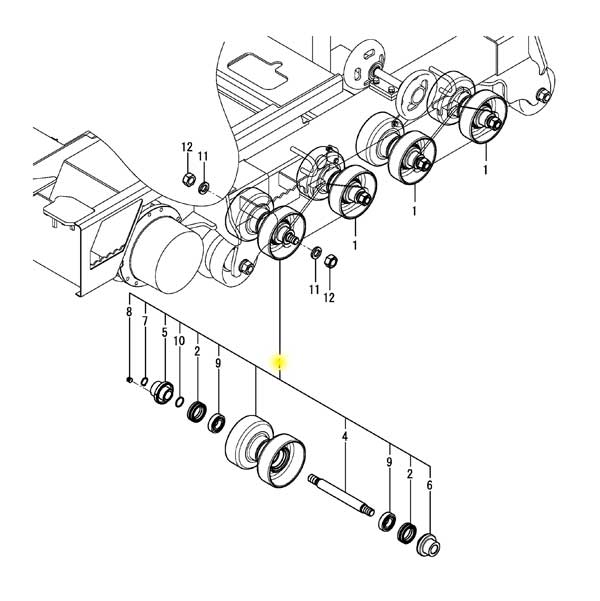 Yanmar Genuine Roller A C30R-3