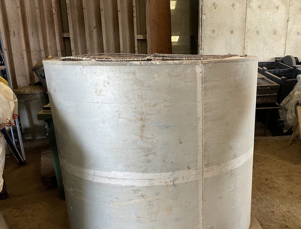 Grain fan silencer