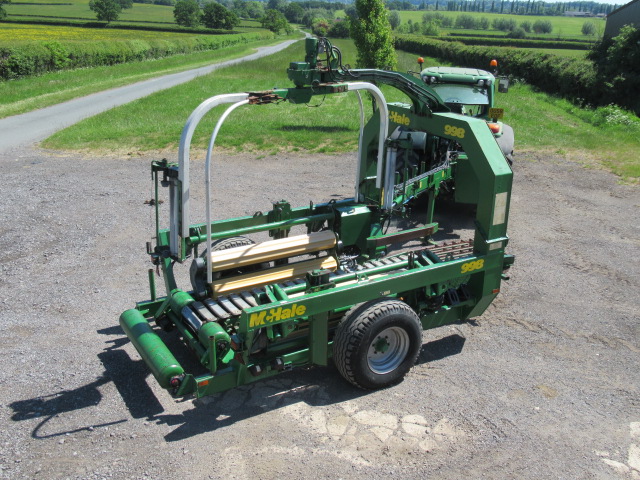McHale 998 bale wrapper