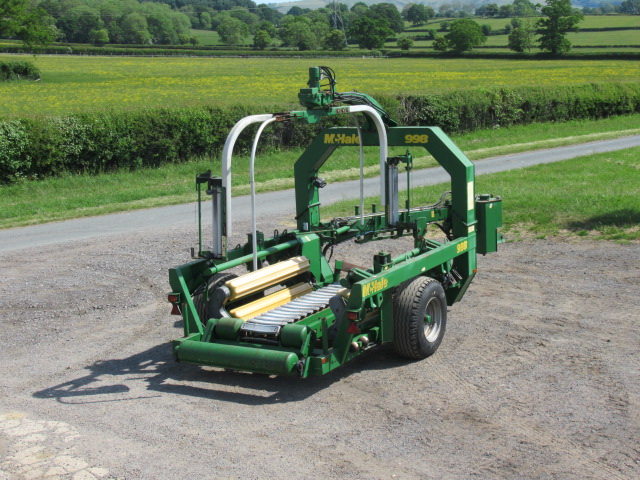 McHale 998 bale wrapper