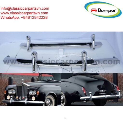 Rolls-Royce Silver Cloud S1 S2 (1959-1962) bumpers by stainless steel new