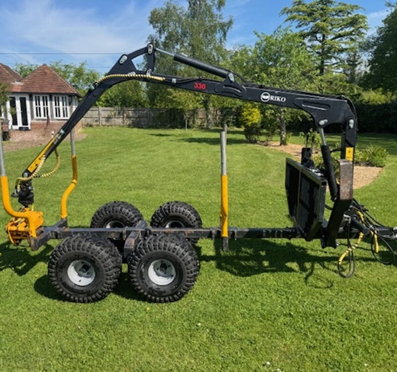 Riko Wood Trailer With Crane
