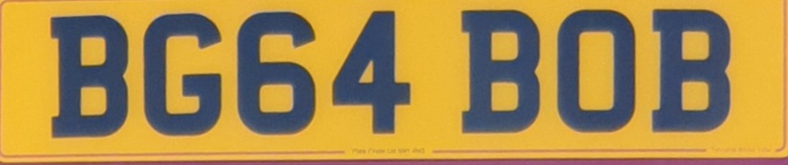 Private Registration Plate