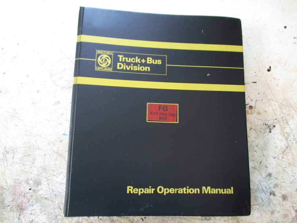 British Leyland FG 420 550 700 900 Truck repair operation manual