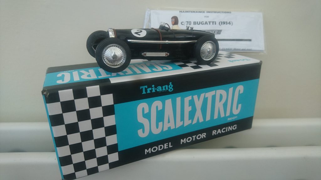Scalextric bugatti c70 vintage
