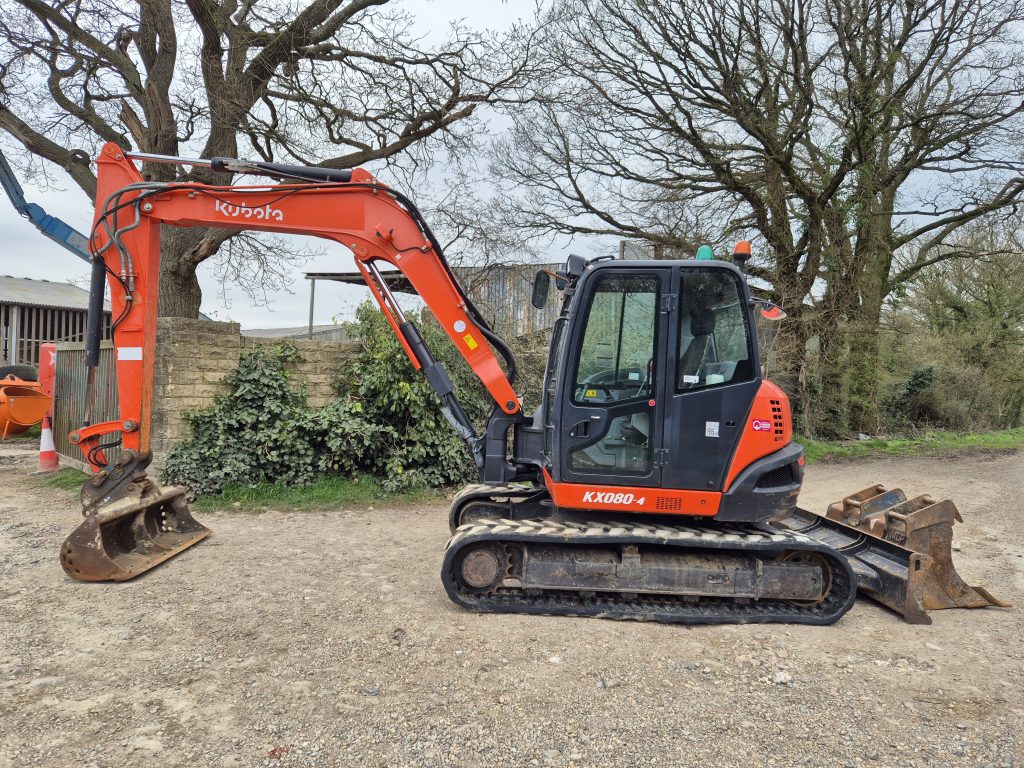 Kubota KX080-4A Excavator