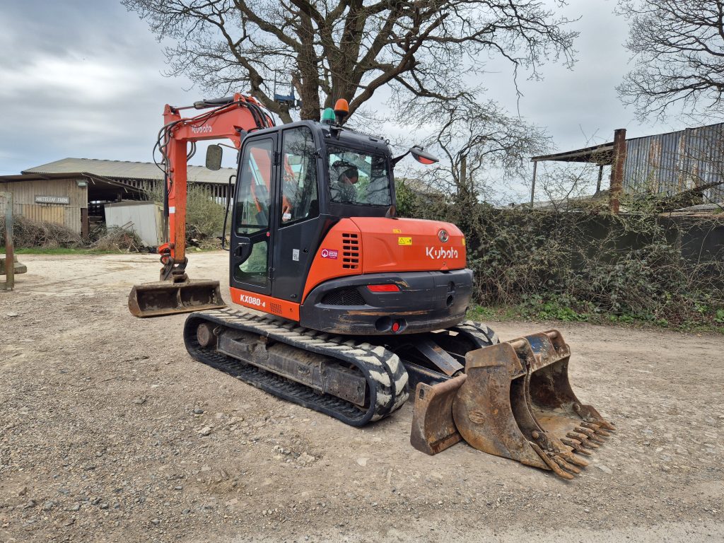 Kubota KX080-4A Excavator