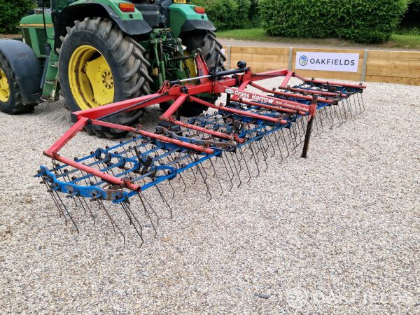 Opico 6M hydraulic folding grass harrows