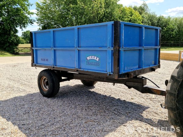Weeks Plus 40 4t dropside trailer