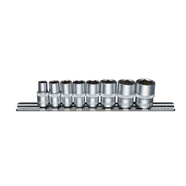 GRANIT BLACK EDITION 1/4″ socket set, 8 pcs