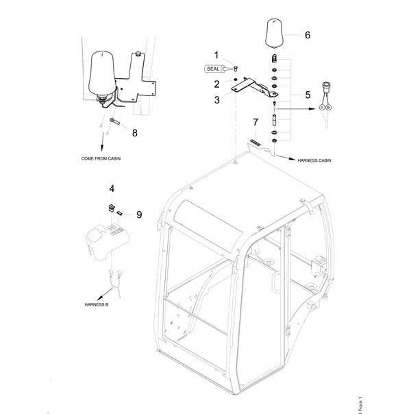 Yanmar Genuine Beacon Cabin OFJ0700