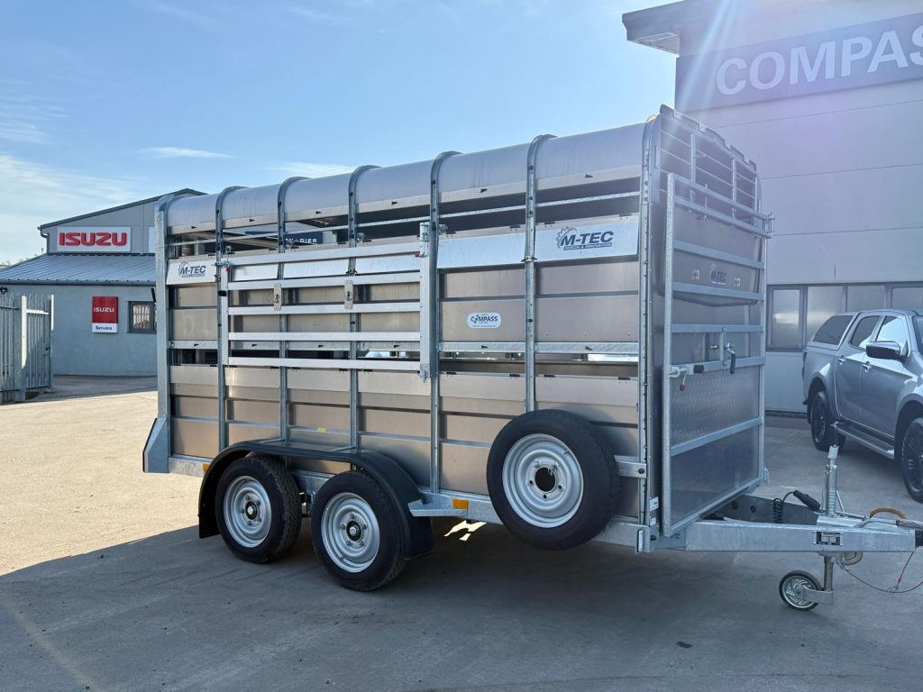 M-Tec 12 Ft Twin Axle Livestock Trailer (BRAND NEW)