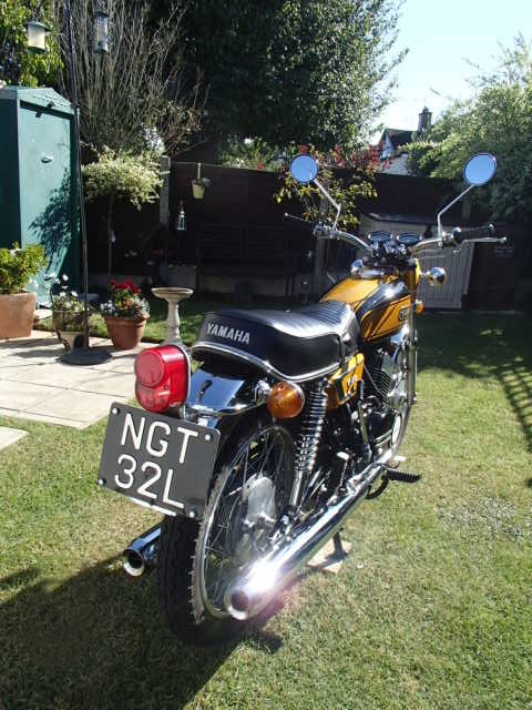 Yamaha YDS7 250cc 1972 UK Bike