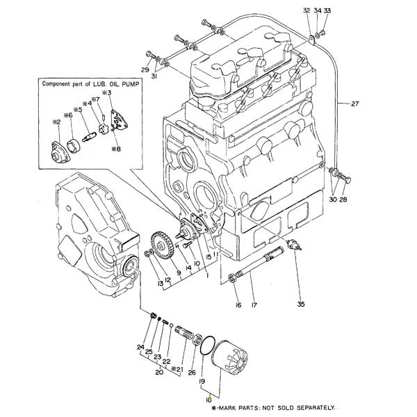 Yanmar Genuine Oil Filter YM330