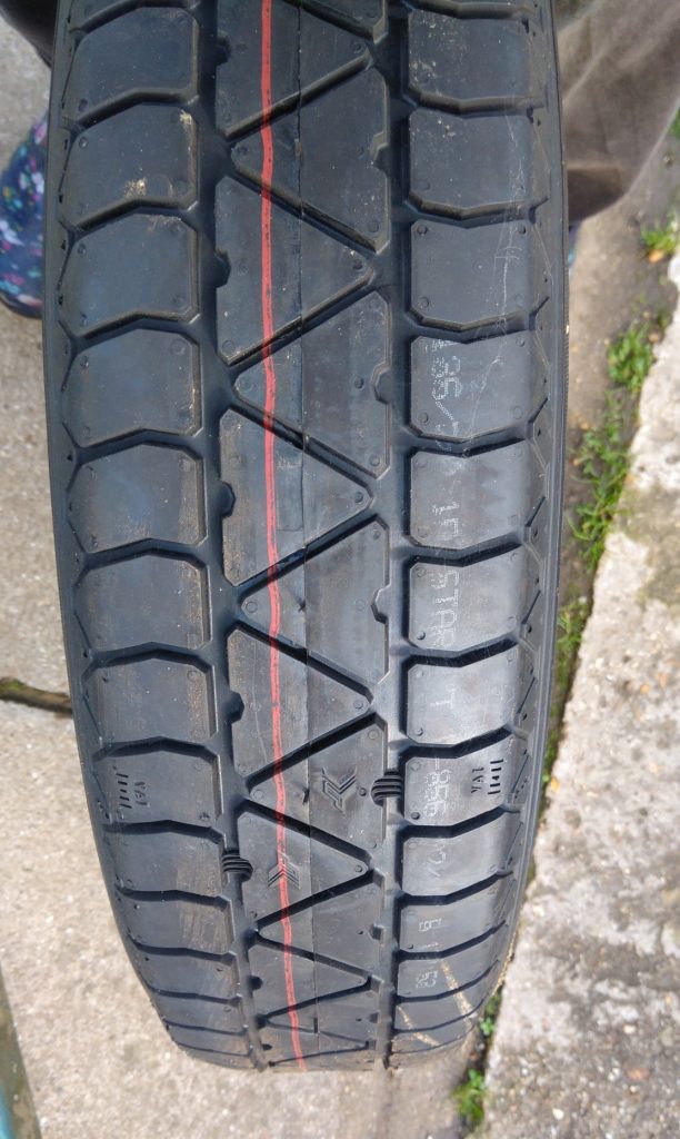 New Compact spare wheel and tyre