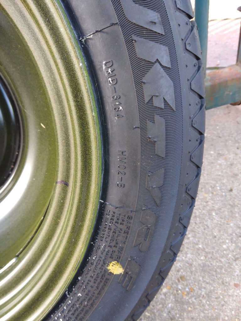 New Compact spare wheel and tyre