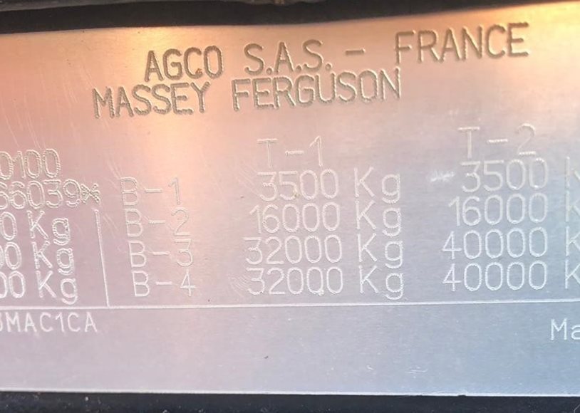 Massey Ferguson 7716SESD6 Tractor