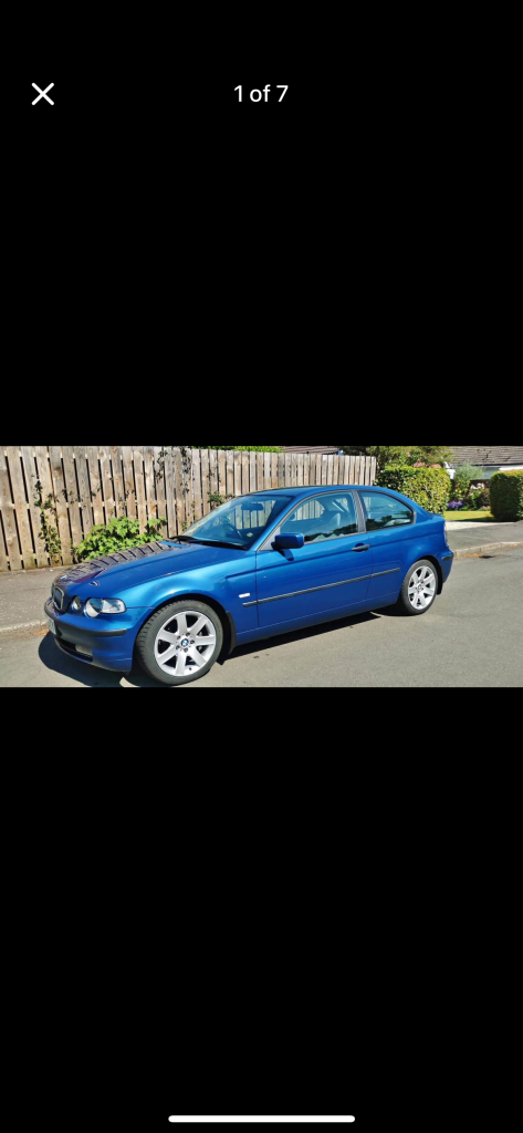 BMW 318TI COMPACT 2002 GENUINE 14900 MILES