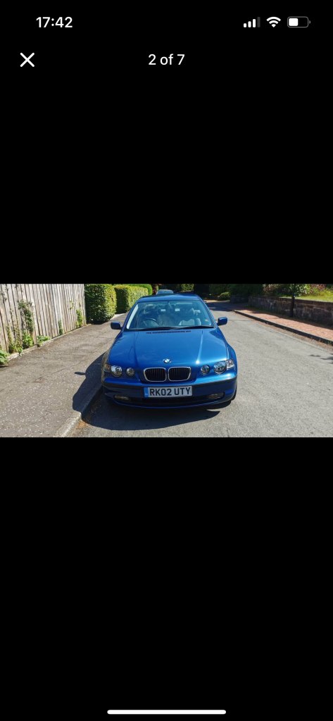 BMW 318TI COMPACT 2002 GENUINE 14900 MILES