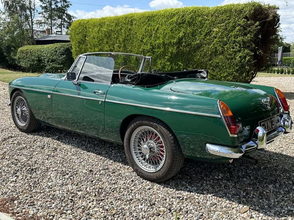 1968 MGC V8 Roadster. 5 Speed. Upgraded for fast road use.