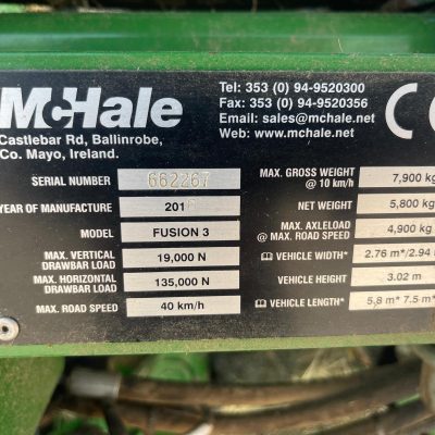 McHale Fusion 3 Combi-Baler