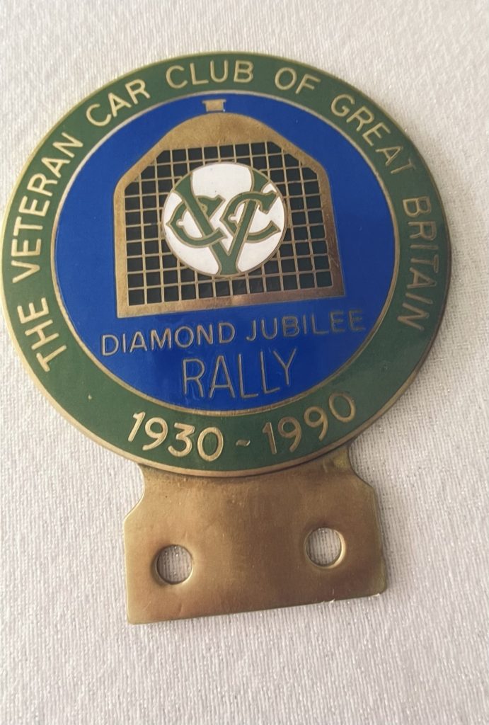 The Veteran Car Club of Great Britain Diamond Jubilee Rally 1930-1990