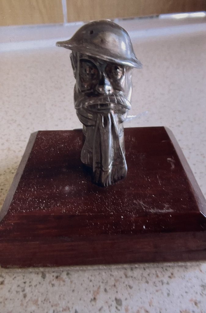 Small old bill motor cycle mascot