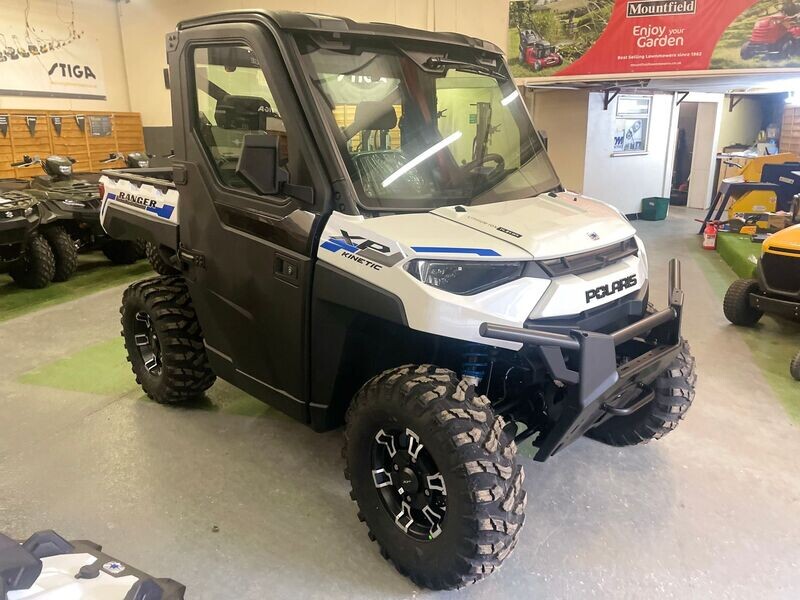 The all New Polaris Ranger XP Kinetic c/w premium cab with the Polaris Giveaway offer ONLY £28750.00 + vat