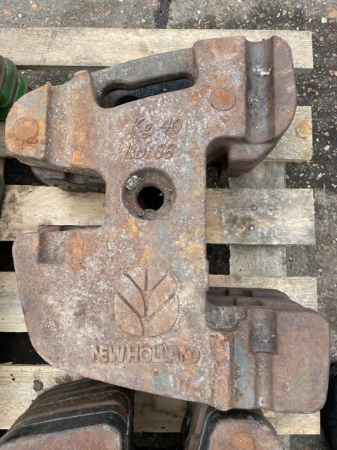 Set of 6 New Holland Weights