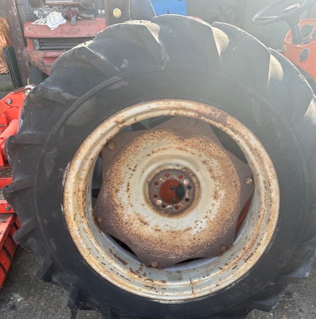 Pair Of 9.5-24 Wheels and Tyres