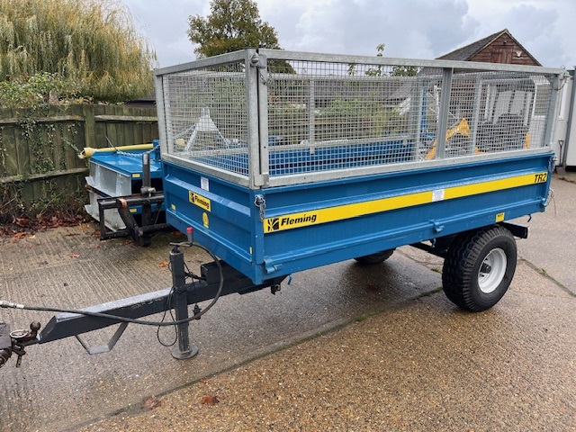 New Fleming 2 Ton Tipping Trailer.