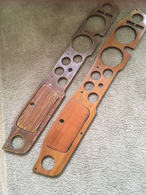 Two TR6 dashboard panels