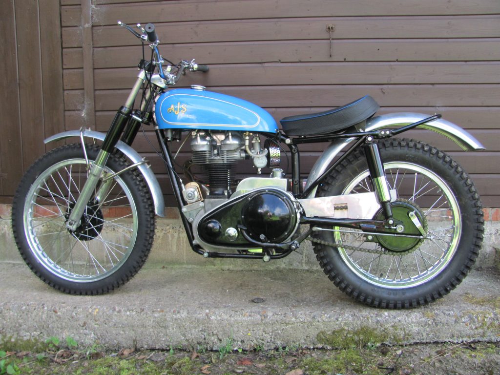 AJS 16c replica of Gordon Jacksons Scottish winning bike.