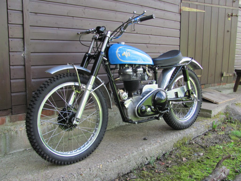 AJS 16c replica of Gordon Jacksons Scottish winning bike.