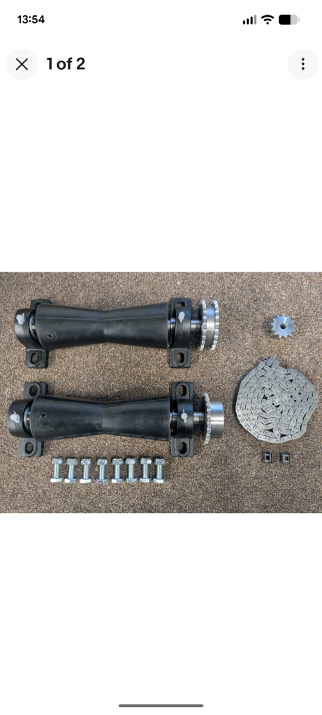 Motorcycle roller starter