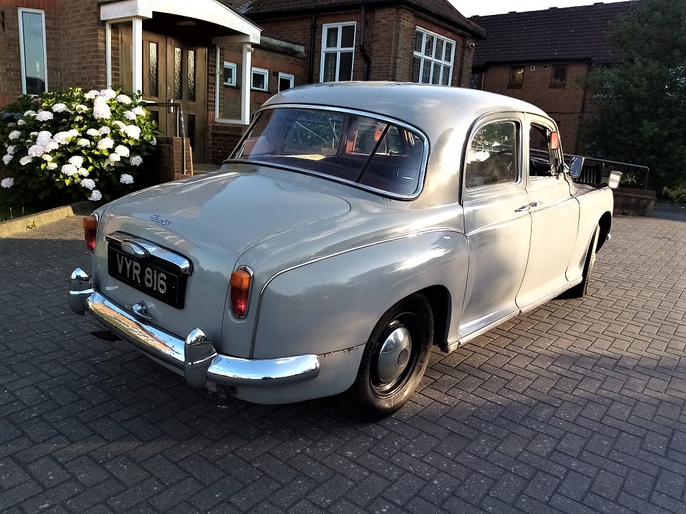 Rover P4 90 Saloon, 1958, Manual with Overdrive