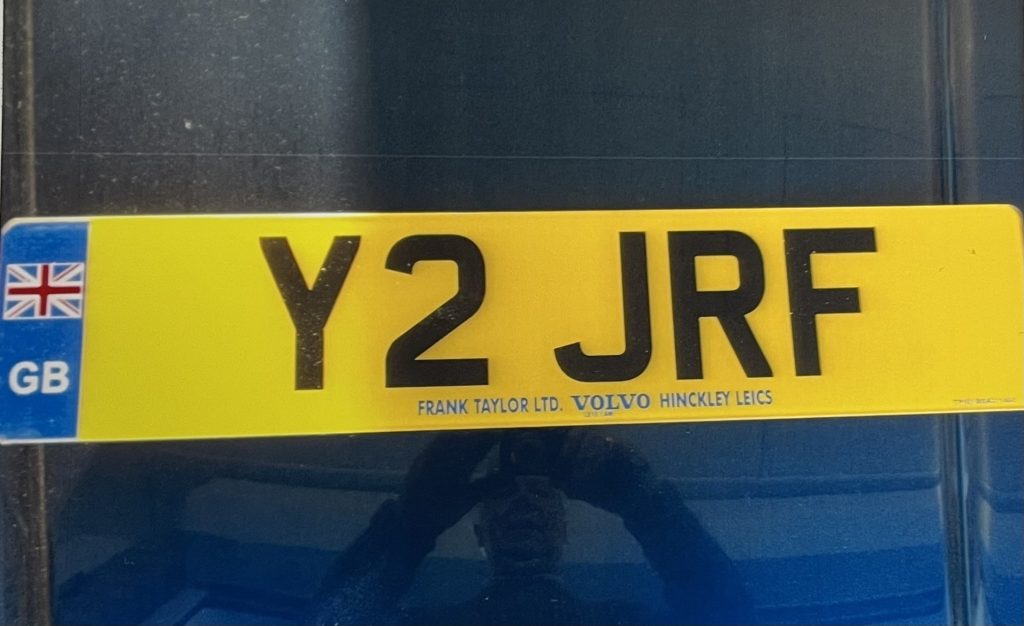 Registration number Y2 JRF