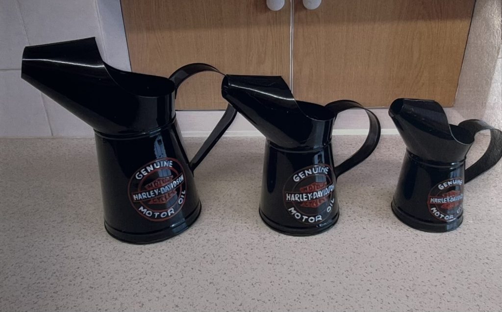 Set 3 Harley Davidson Oil Pourers