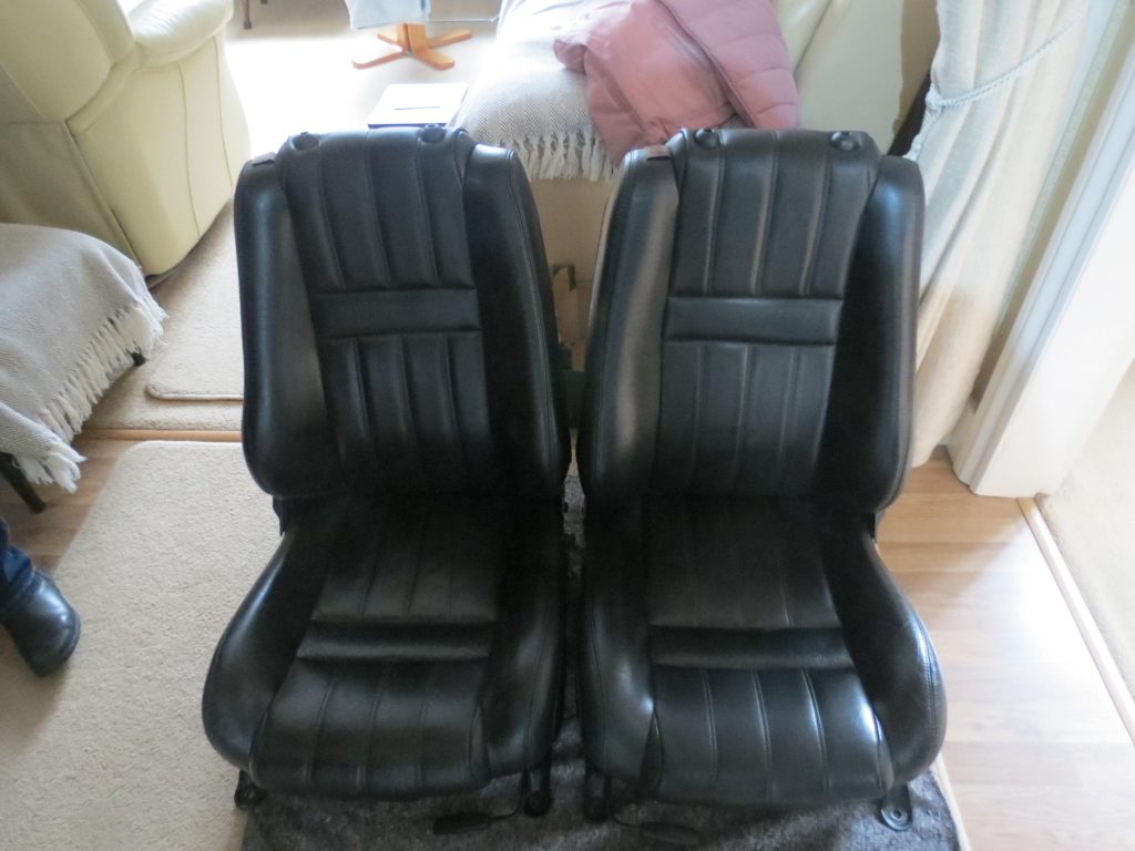 MG F/TF Black Leather Seats