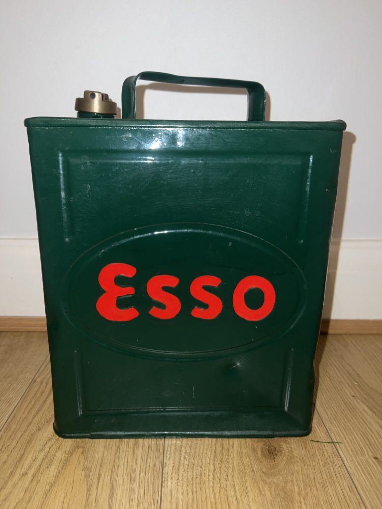 Esso 2-gallon petrol can