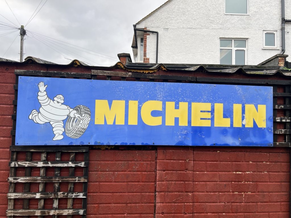 Vintage Michelin sign