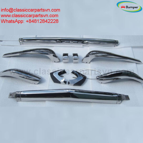 BMW 1502.1602.1802.2002 bumpers (1971-1976) by stainless steel new