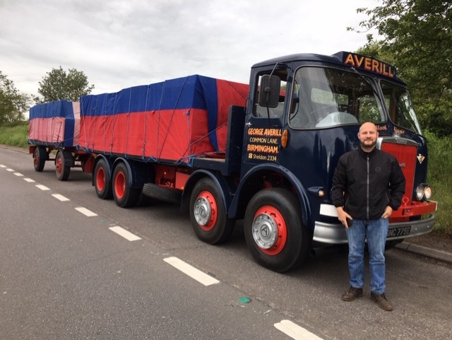Atkinson Black Knight with draw bar trailer