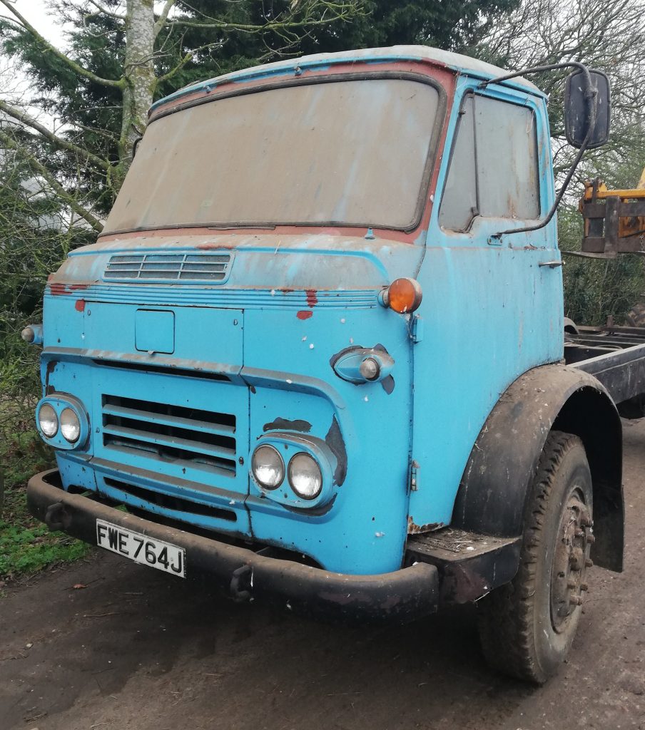 1970 Commer TS3 2-stroke lorry barn stored