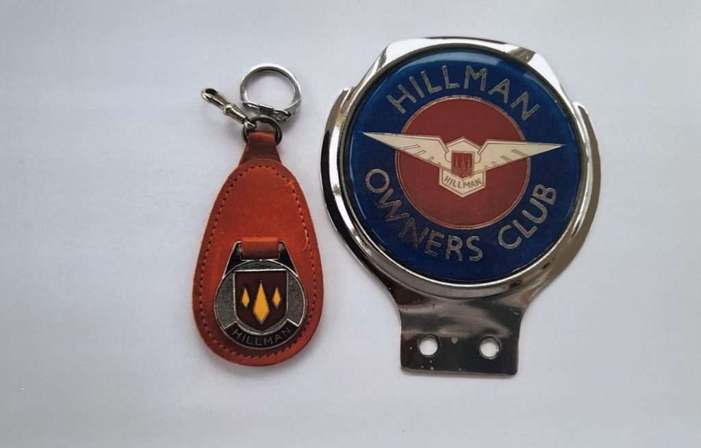 Hillman Owner Club Key Ring