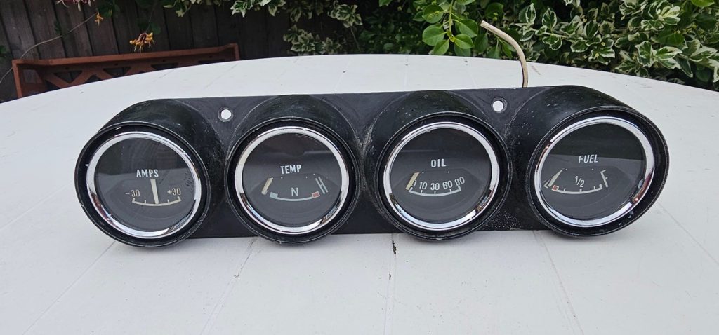 Ford MK 1 Cortina GT Dashboard Gauge holder and gauges