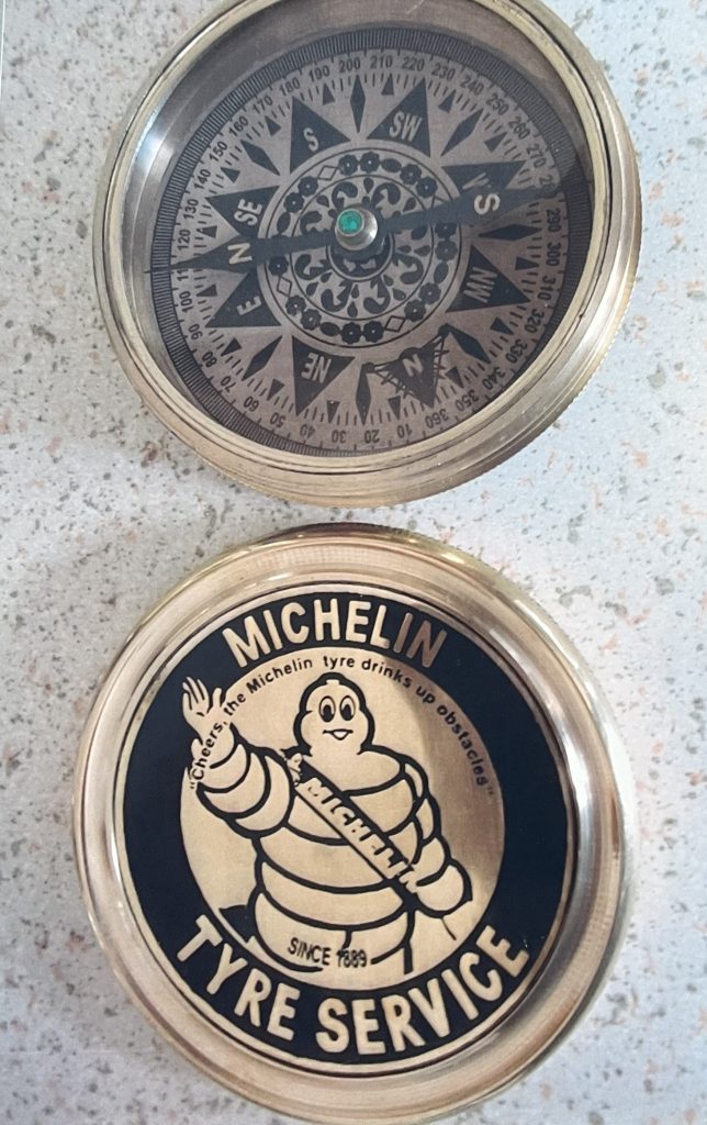 Brass Michelin Compass