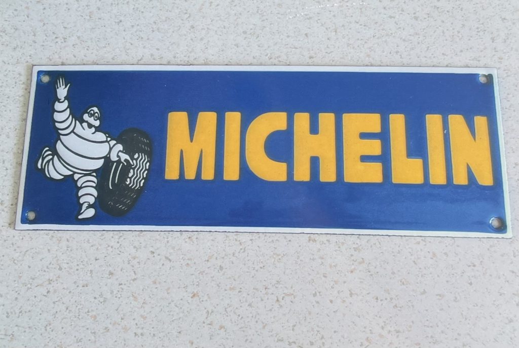 Michelin Enamel Sign