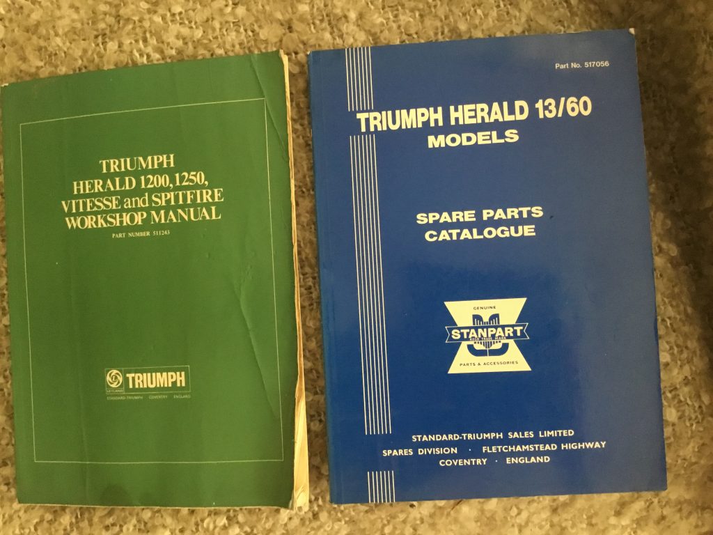 Triumph Herald, Vitesse, Spitfire Genuine Workshop Manual
